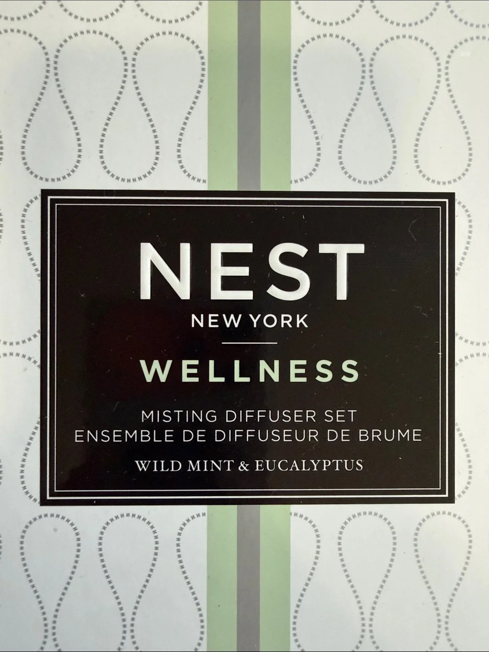 NEST Fragrances Wellness Misting Diffuser Set - White & Mint
